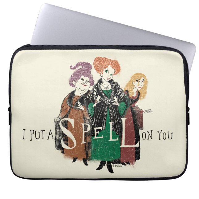 Hocus Pocus Sanderson Sisters Spellbound Laptop Sleeve (Front)