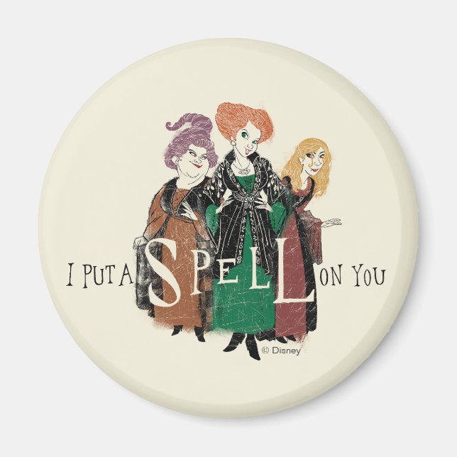Hocus Pocus Sanderson Sisters Spellbound Magnet (Front)