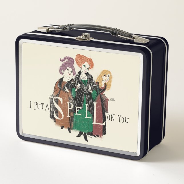 Hocus Pocus Sanderson Sisters Spellbound Metal Lunch Box (Front)
