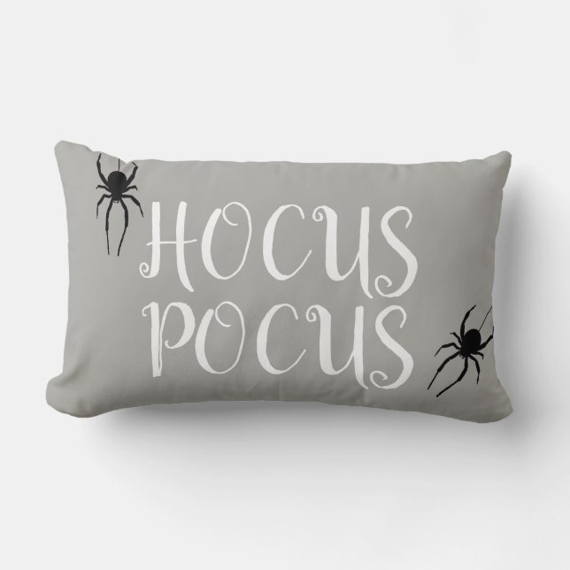 Hocus Pocus Spider Halloween Pillow (Front)