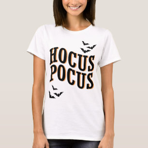 Hocus Pocus Spooky Cute Witches Bats Halloween T-Shirt