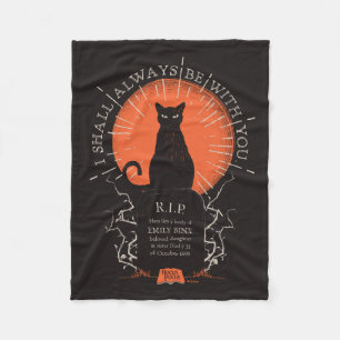 Hocus Pocus Thackery Binx Always With You Fleece Blanket