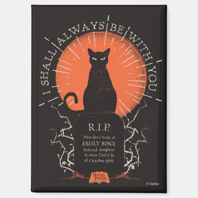 Hocus Pocus Thackery Binx Always With You Magnet (Front)