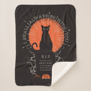 Hocus Pocus Thackery Binx Always With You Sherpa Blanket