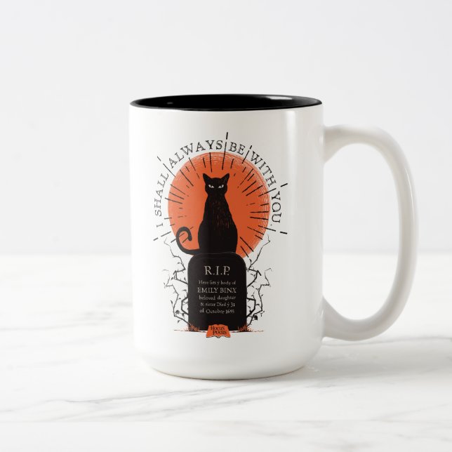 Hocus Pocus Thackery Binx Always With You Two-Tone Coffee Mug (Right)