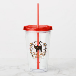 Hocus Pocus Thackery Binx Night Magic Acrylic Tumbler