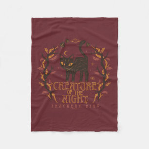 Hocus Pocus Thackery Binx Night Magic Fleece Blanket