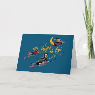 Hocus Pocus Tonight We Fly Broom Squad Card