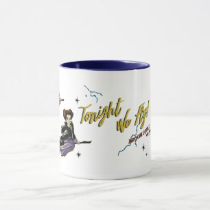 Hocus Pocus Tonight We Fly Broom Squad Mug