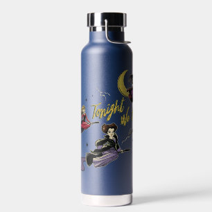 Hocus Pocus Tonight We Fly Broom Squad Water Bottle