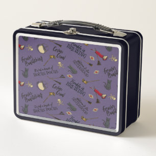 Hocus Pocus Trouble is Brewing Pattern Metal Lunch Box
