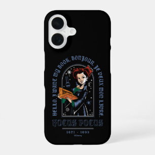 Hocus Pocus Winifred’s Book of Spells iPhone 16 Case