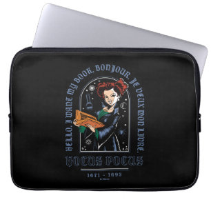 Hocus Pocus Winifred’s Book of Spells Laptop Sleeve