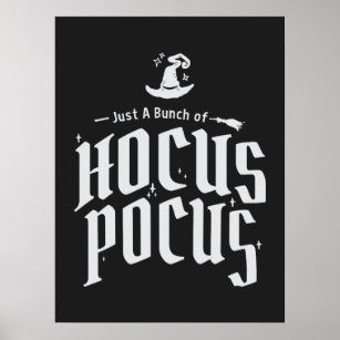 Hocus Pocus Witch Funny Halloween Poster