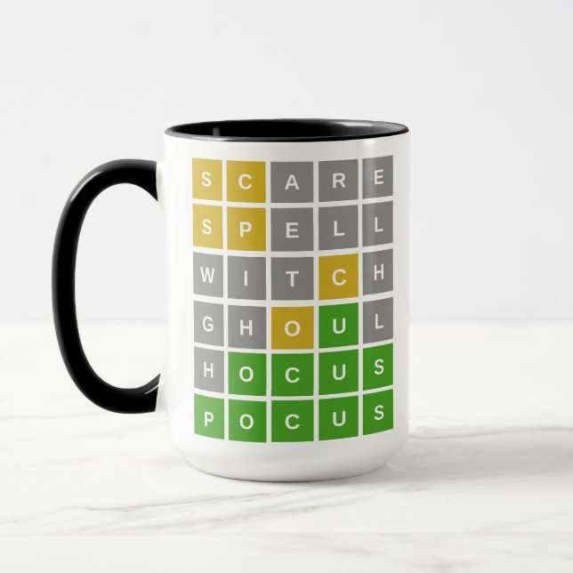 Hocus Pocus WORDLE Mug (Left)