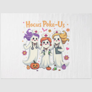 Hocus-Poke Us Nursing Spooky Halloween Ghost Tissue Paper