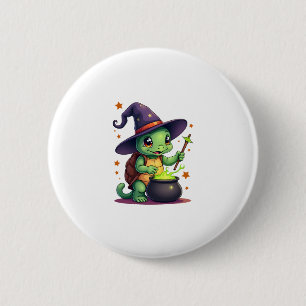 Hocus Shellcus Turtle 2 Inch Round Button