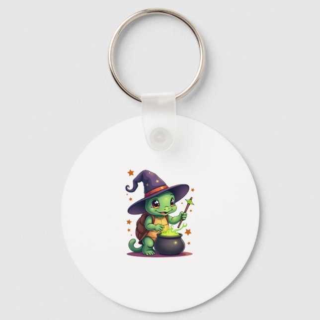 Hocus Shellcus Turtle Keychain (Front)