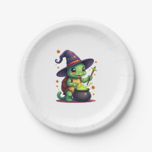 Hocus Shellcus Turtle Paper Plate