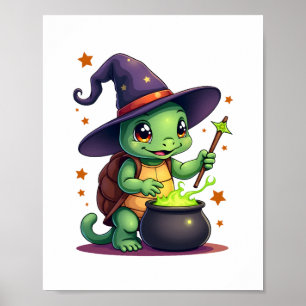 Hocus Shellcus Turtle Poster