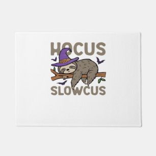 Hocus Slowcus Funny Halloween Sloth Classic T-Shir Doormat