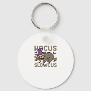 Hocus Slowcus Funny Halloween Sloth Classic T-Shir Keychain