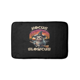Hocus Slowcus Sloth lovers Halloween costume tee E Bath Mat