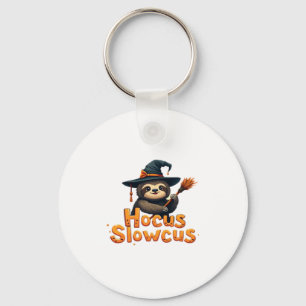 Hocus Slowcus Sloth lovers Halloween costume tee E Keychain