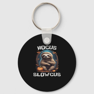 Hocus Slowcus Sloth lovers Halloween costume tee E Keychain