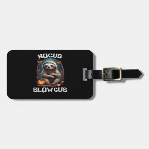 Hocus Slowcus Sloth lovers Halloween costume tee E Luggage Tag