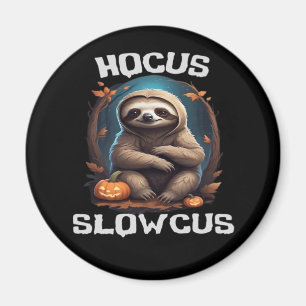 Hocus Slowcus Sloth lovers Halloween costume tee E Magnet