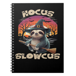 Hocus Slowcus Sloth lovers Halloween costume tee E Notebook
