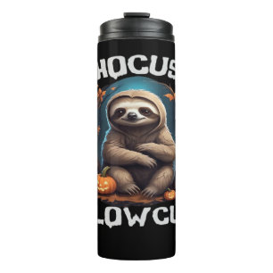 Hocus Slowcus Sloth lovers Halloween costume tee E Thermal Tumbler