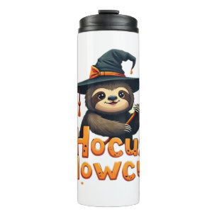 Hocus Slowcus Sloth lovers Halloween costume tee E Thermal Tumbler