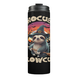 Hocus Slowcus Sloth lovers Halloween costume tee E Thermal Tumbler