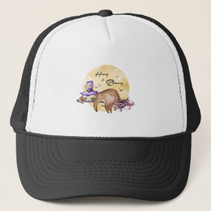Hocus Slowcus Sloth Trucker Hat