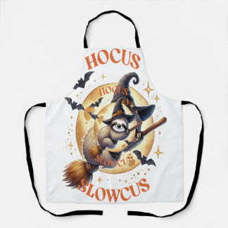Hocus Slowcus Witch Sloth Apron