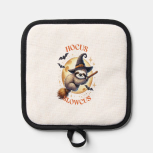 Hocus Slowcus Witch Sloth Pot Holder