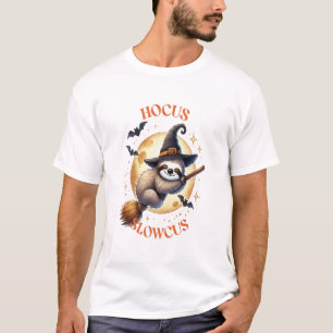 Hocus Slowcus Witch Sloth T-Shirt