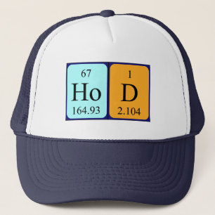 HoD periodic table word hat