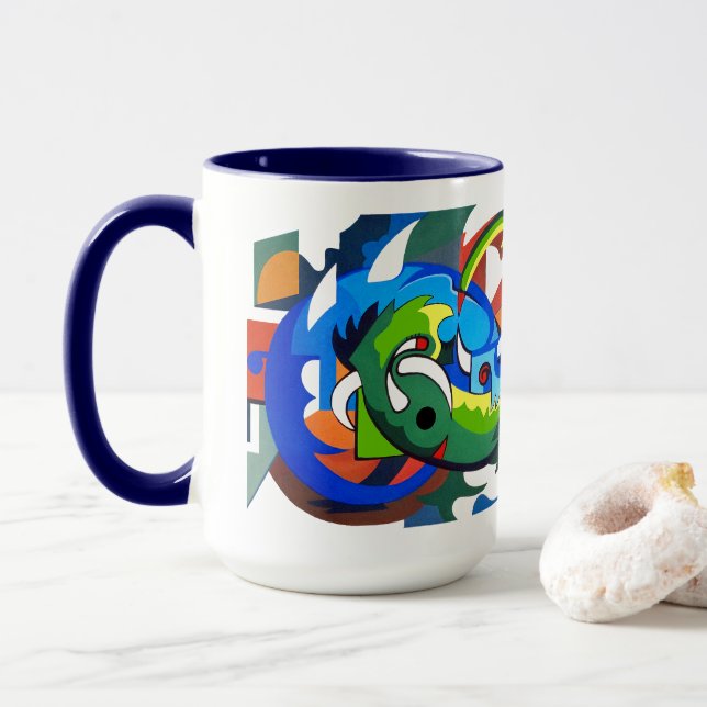 Hodags 8  mug (With Donut)