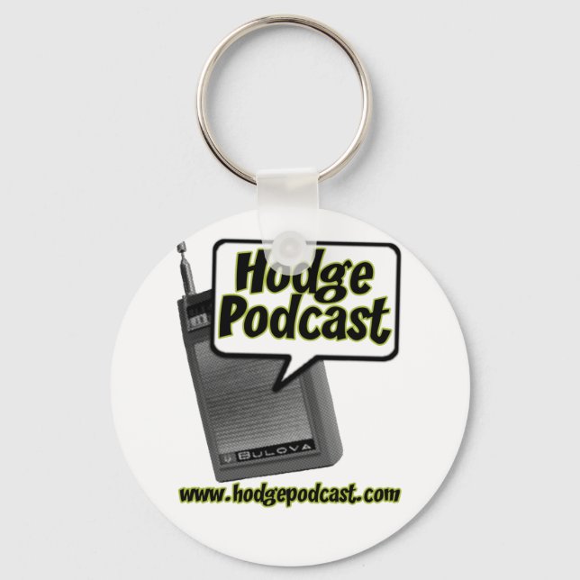 Hodgepodcast Keychain (Front)