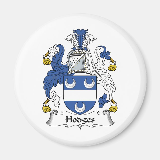 Hodges Family Crest Magnet (Front)