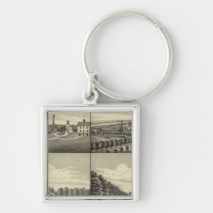 Hodges Home, Nebraska Keychain