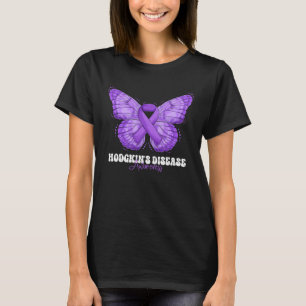 Hodgkin s Disease Awareness Month Purple Ribbon Bu T-Shirt