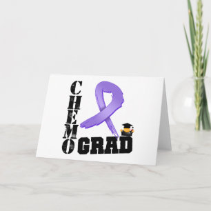 Hodgkin's Lymphoma Chemo Grad Card