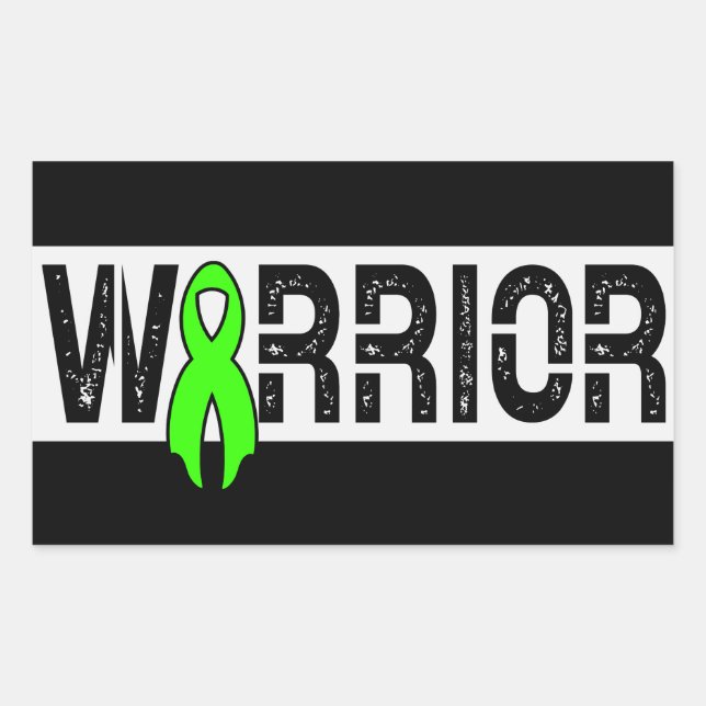 Hodgkins Lymphoma Warrior Cancer Awareness Support Sticker (Front)