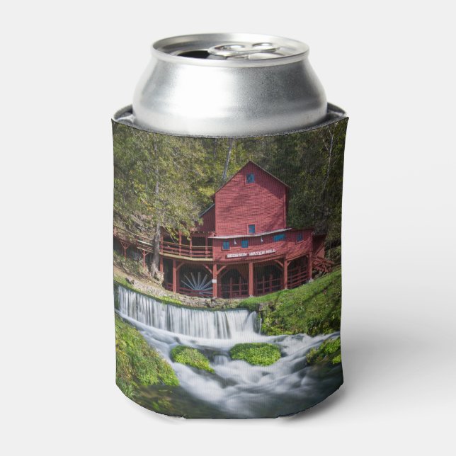 Hodgson Water Mill Landscape Can Cooler (Can Front)