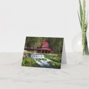 Hodgson Water Mill Landscape Thinking Of You Card