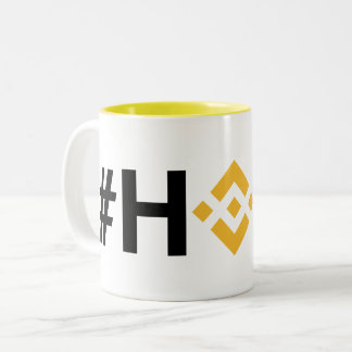 #HODL Binance (BNB) Two-Tone Mug
